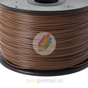 Bruin PLA filament van het penprinter.nl huismerk is uitstekend geschikt voor de printerpennen in onze webshop.